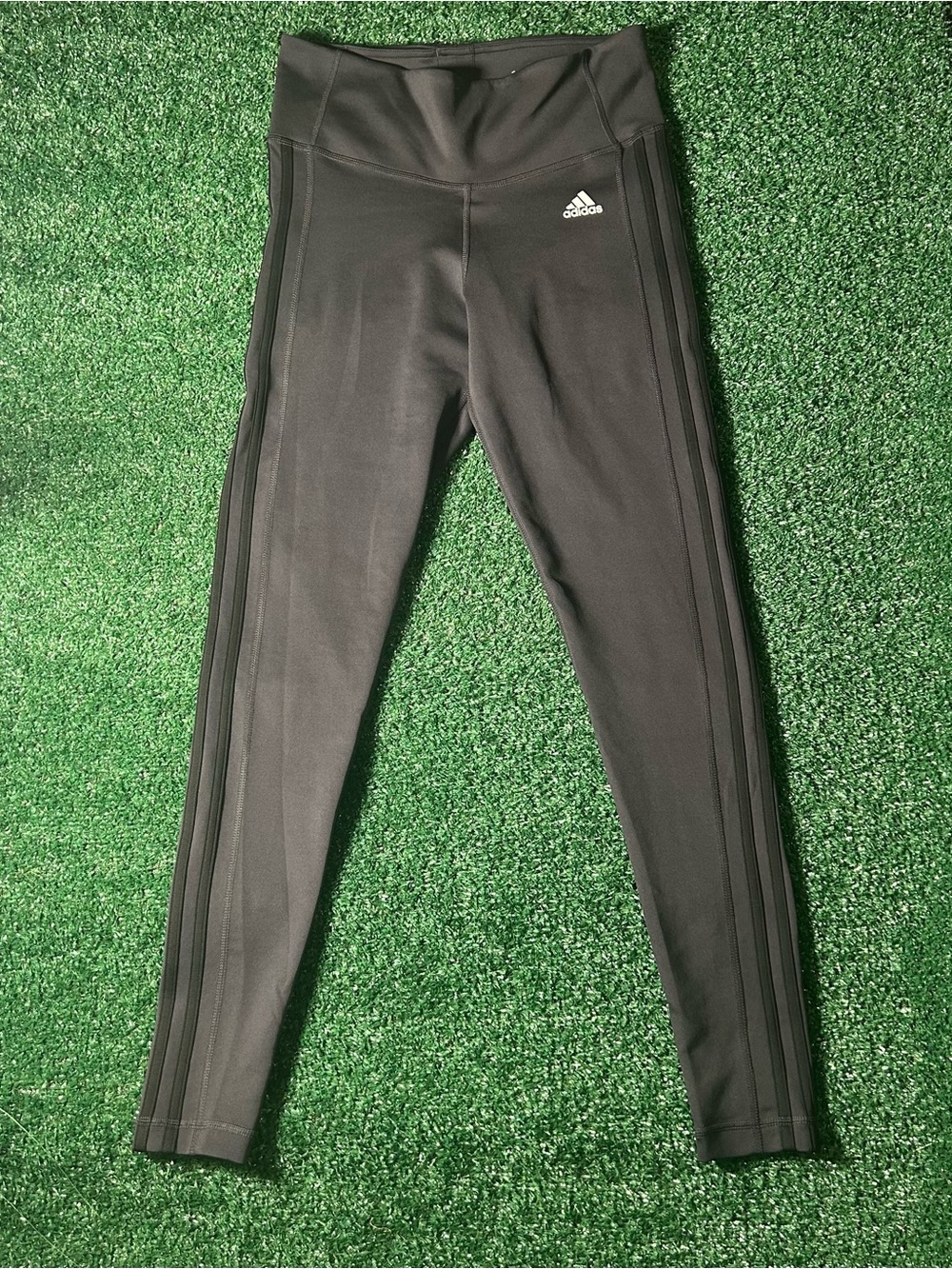 Adidas Women’s Climalite Black High-Waist Athletic Leggings Size Medium